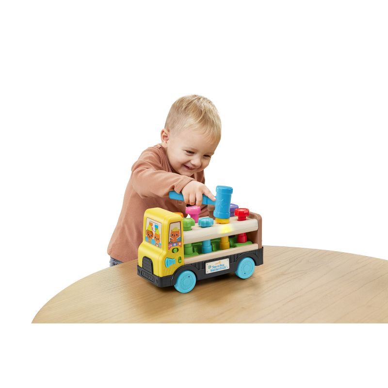 slide 3 of 9, LeapFrog Tap-a-Peg Wooden Truck, 1 ct
