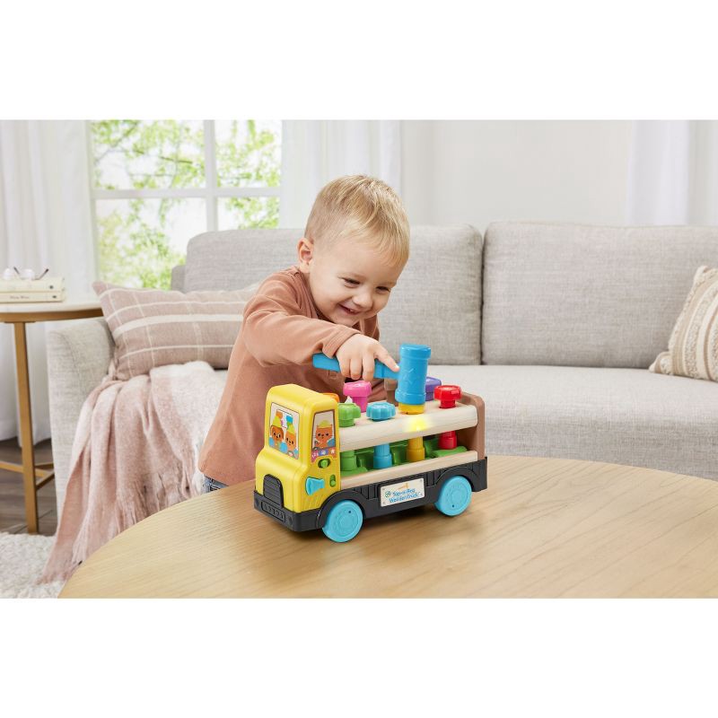 slide 4 of 9, LeapFrog Tap-a-Peg Wooden Truck, 1 ct