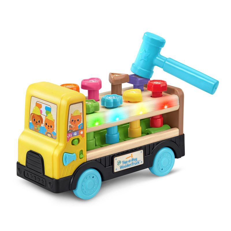 slide 7 of 9, LeapFrog Tap-a-Peg Wooden Truck, 1 ct