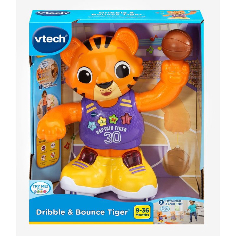 slide 9 of 9, VTech Dribble & Bounce Tiger, 1 ct