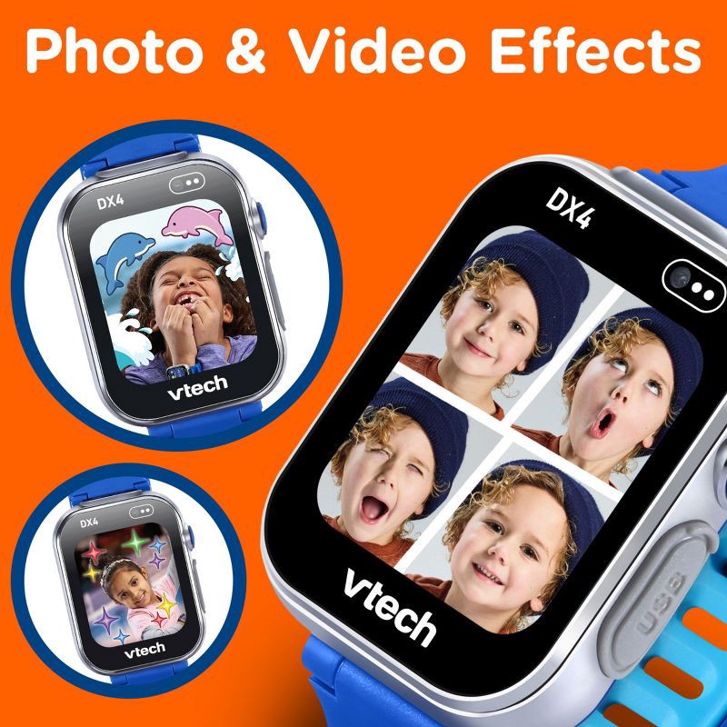 slide 6 of 12, VTech KidiZoom Smartwatch DX4 : Sensory Development, Teaching Aid, No Assembly Required, Age 4+, 1 ct