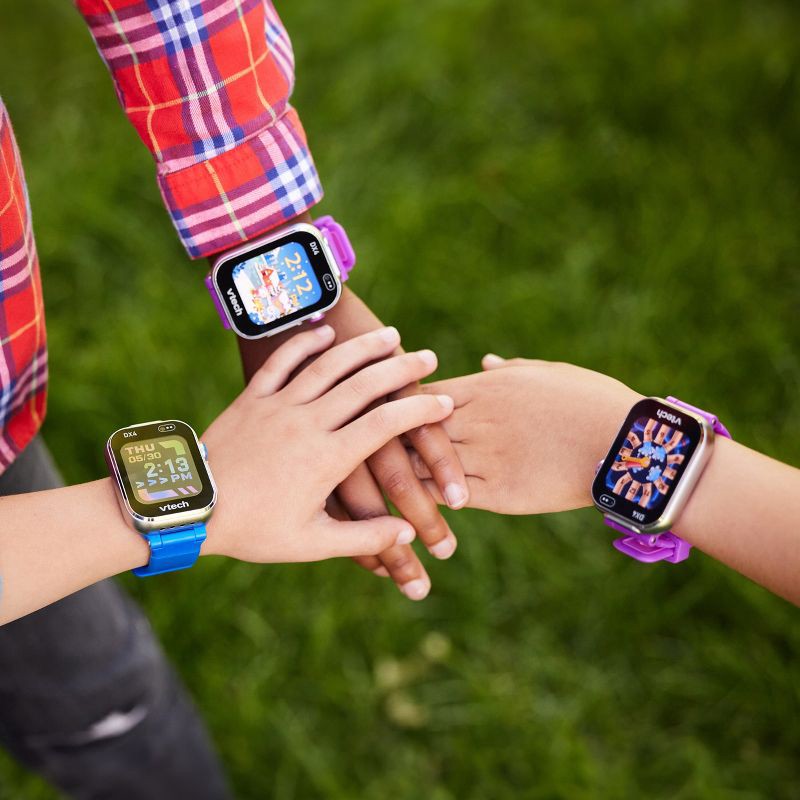 slide 6 of 11, VTech KidiZoom Smartwatch DX4 - Purple: Sensory Development, Teaching Aid, No Assembly Required, 1 ct