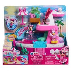Disney Junior Minnie Mouse Bowdazzling Yacht Playset: Plastic Boat Playset with Figures & Accessories