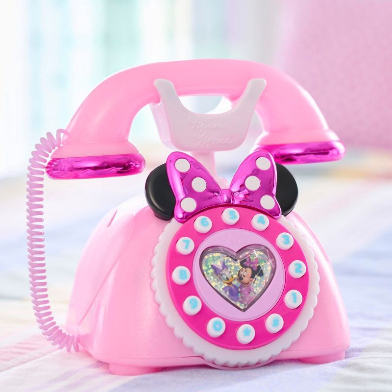 slide 5 of 6, Disney Junior Minnie Mouse Ring Me Rotary Phone, 1 ct