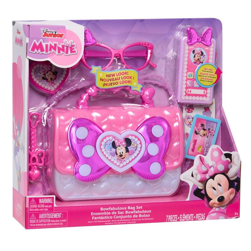 slide 1 of 6, Disney Junior Minnie Mouse Bowfabulous Bag Set, 1 ct