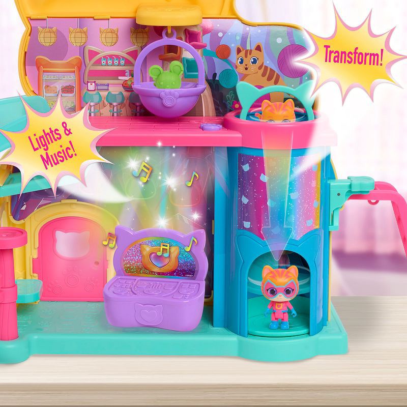 slide 3 of 6, Disney Junior SuperKitties Purr N Play Playset, 1 ct