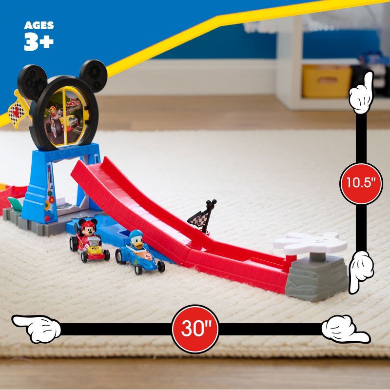 slide 2 of 5, Mickey Mouse Ready to Race Launcher, 1 ct
