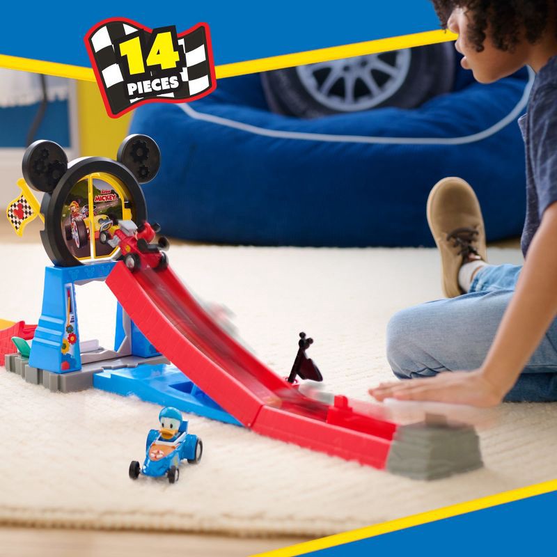 slide 3 of 5, Mickey Mouse Ready to Race Launcher, 1 ct