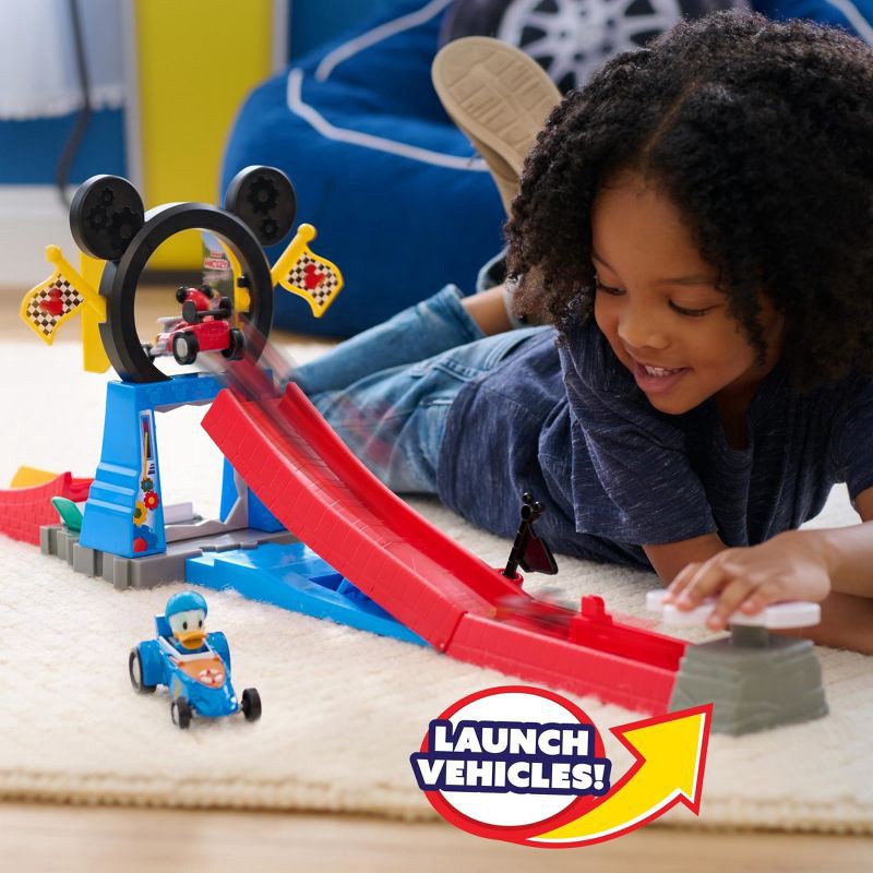 slide 4 of 5, Mickey Mouse Ready to Race Launcher, 1 ct