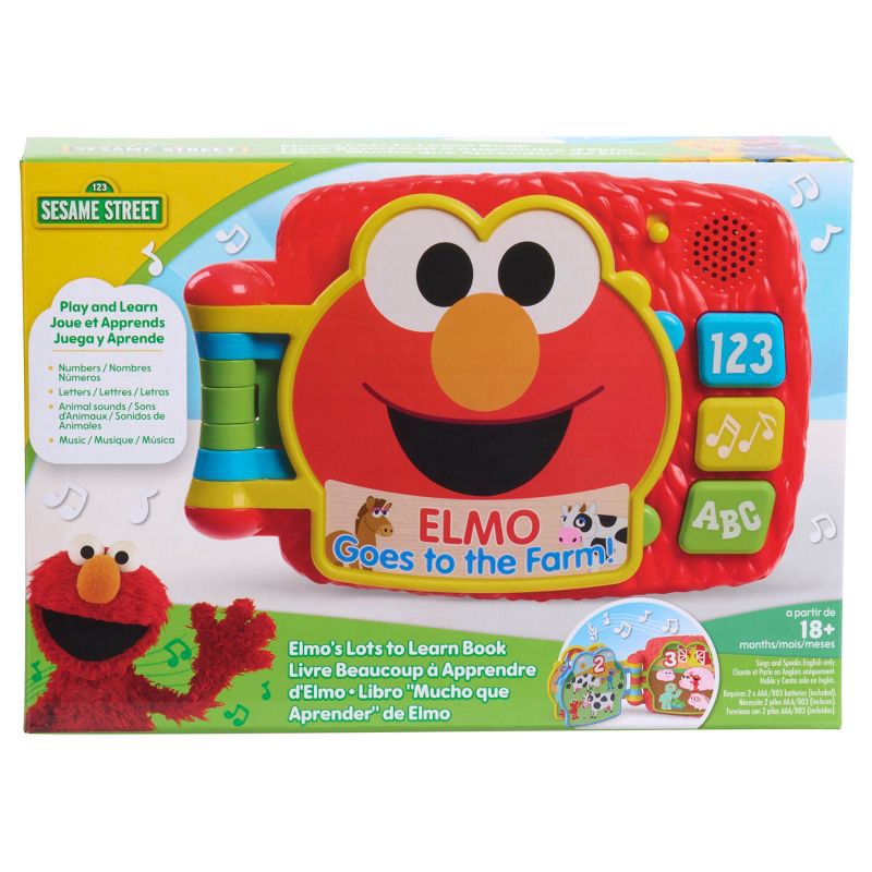 slide 1 of 7, Sesame Street Elmo's Lots to Learn Book, 1 ct
