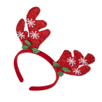 slide 4 of 5, Scunci Reindeer Headband, 1 ct