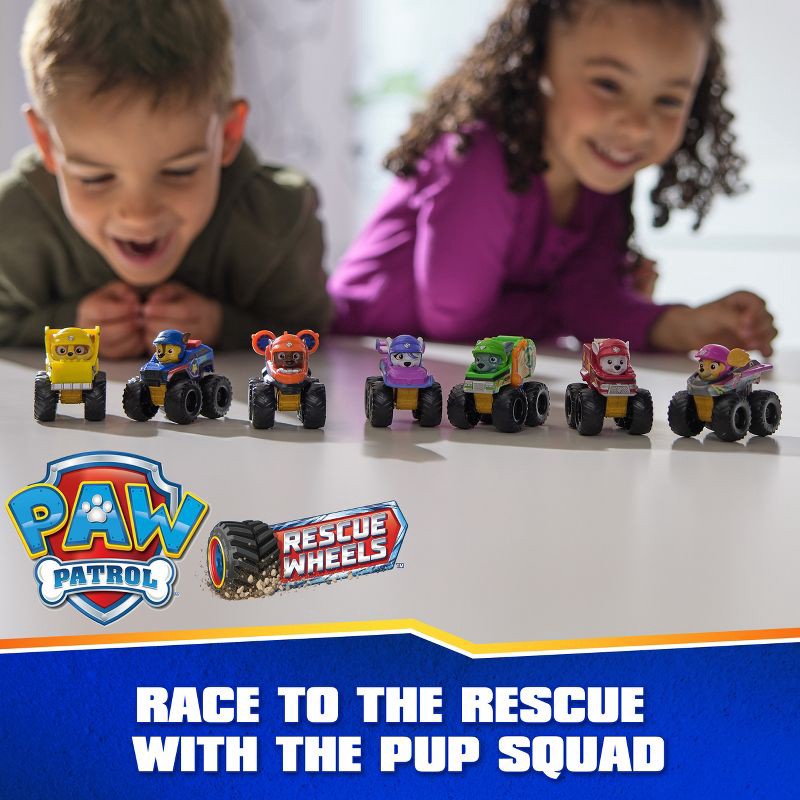slide 6 of 10, PAW Patrol Pup Squad Rescue Wheels Racers Gift Pack, 1 ct