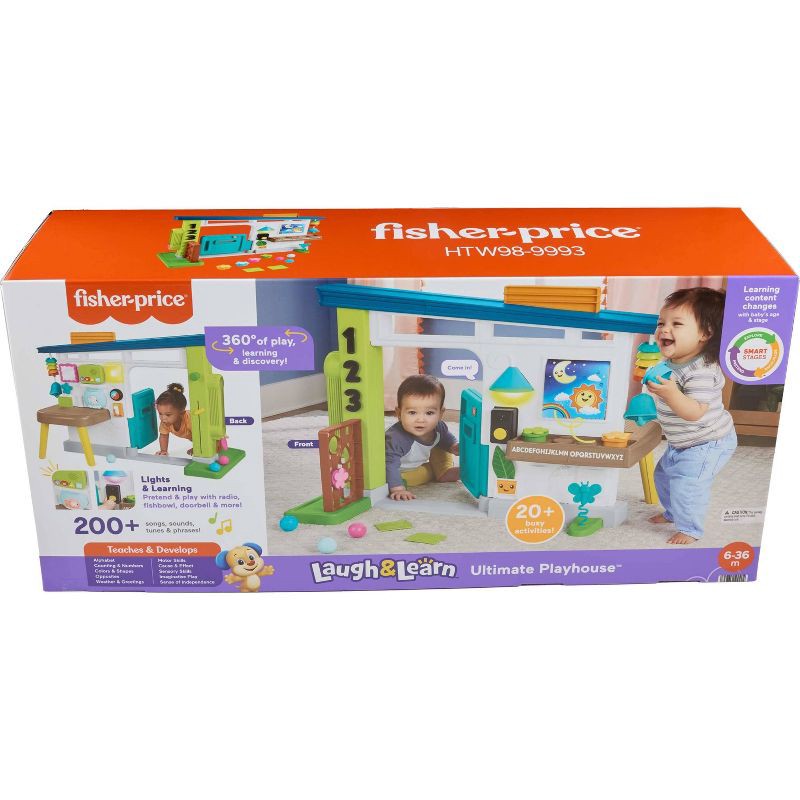 slide 7 of 7, Fisher-Price Laugh & Learn Ultimate Playhouse Baby & Toddler Electronic Learning Toy, 1 ct
