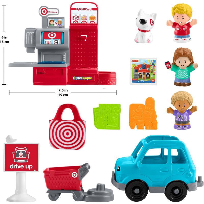 slide 3 of 6, Fisher-Price Little People Target Run Playset for Toddlers & Kids' 11 Play Pieces, 1 ct