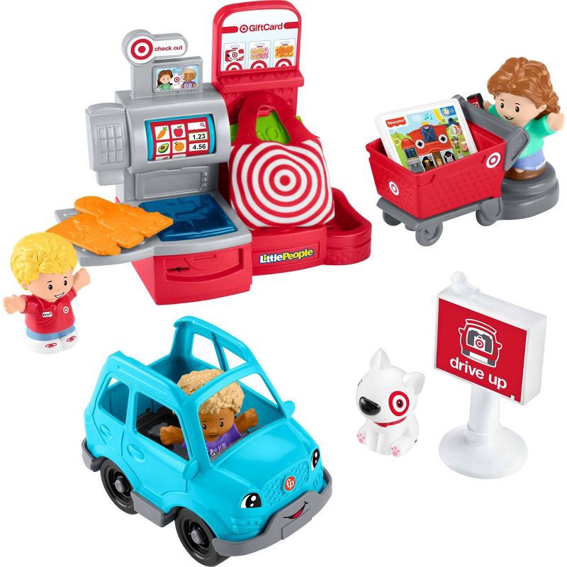 slide 5 of 6, Fisher-Price Little People Target Run Playset for Toddlers & Kids' 11 Play Pieces, 1 ct
