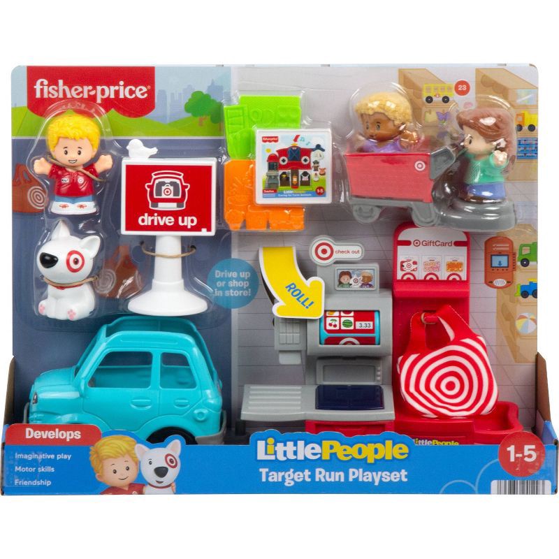 slide 6 of 6, Fisher-Price Little People Target Run Playset for Toddlers & Kids' 11 Play Pieces, 1 ct