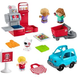 Fisher-Price Little People Target Run Playset for Toddlers & Kids' 11 Play Pieces