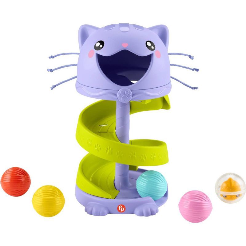 slide 1 of 6, Fisher-Price Kitty Ball Tower, 1 ct