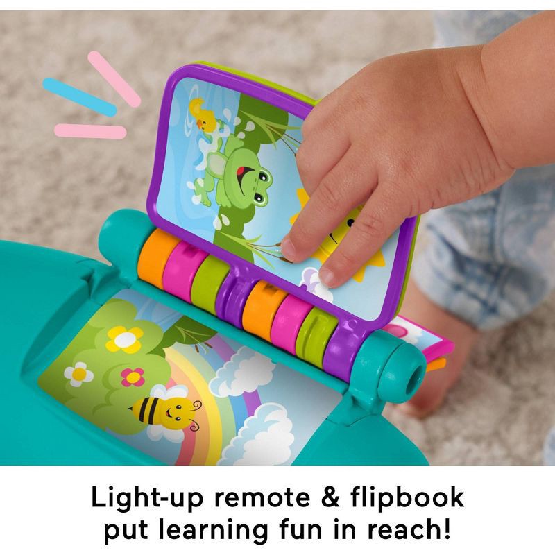 slide 4 of 6, Fisher-Price Laugh & Learn Smart Stages Chair Electronic Learning Toy for Toddlers - Teal, 1 ct