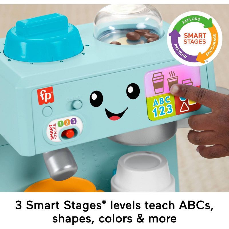 slide 3 of 6, Laugh & Learn Smart Stages Learn & Serve Coffee Cafe, 1 ct