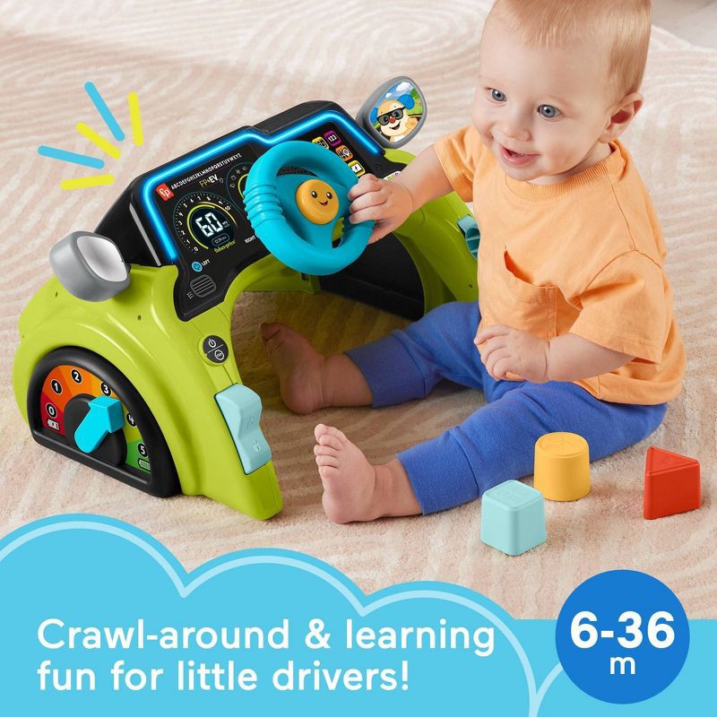 slide 2 of 6, Laugh & Learn Smart Stages Sit & Steer Driver, 1 ct