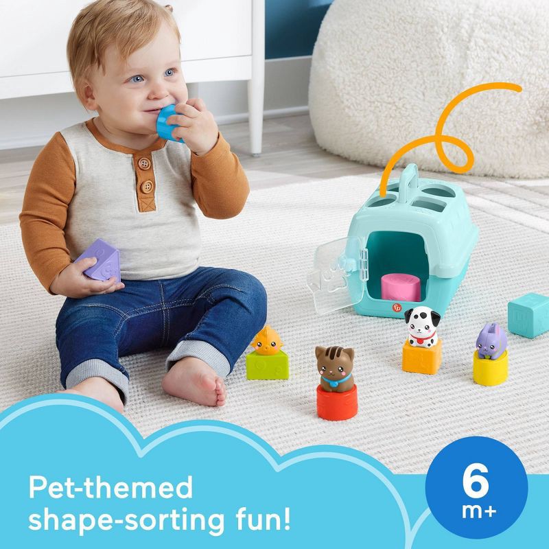 slide 2 of 6, Fisher-Price Busy Blocks Pet Carrier, 1 ct