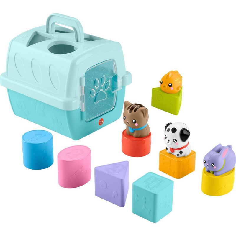 slide 1 of 6, Fisher-Price Busy Blocks Pet Carrier, 1 ct