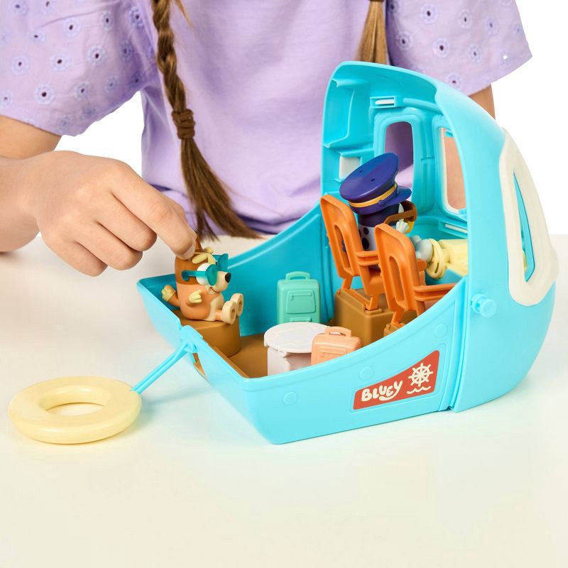 slide 16 of 16, Bluey 3-in-1 Airplane Playset: Sound Effects & Multiple Activities, Includes Figures, Educational Creative Thinking, 1 ct