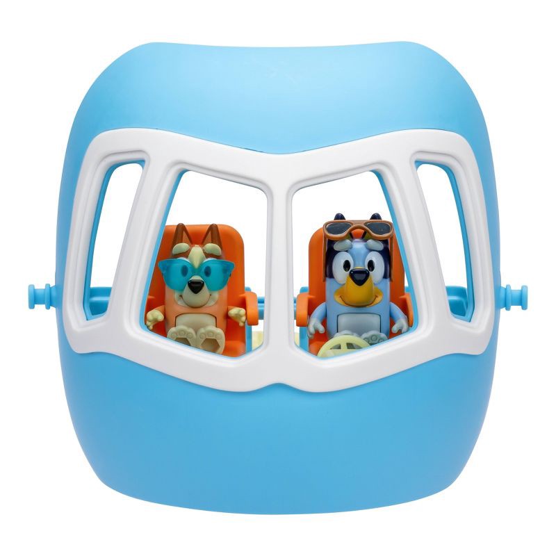 slide 9 of 16, Bluey 3-in-1 Airplane Playset: Sound Effects & Multiple Activities, Includes Figures, Educational Creative Thinking, 1 ct