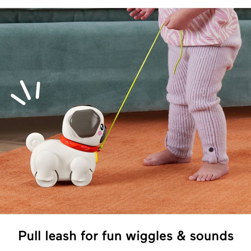 slide 3 of 6, Fisher-Price Walk-the-Pup Pug, 1 ct
