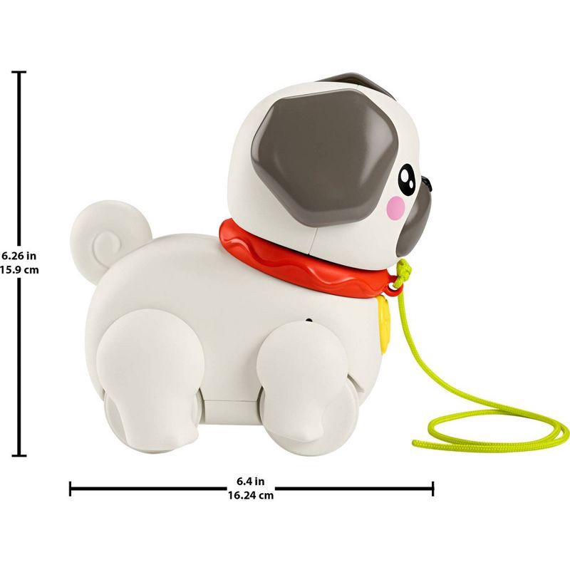 slide 5 of 6, Fisher-Price Walk-the-Pup Pug, 1 ct