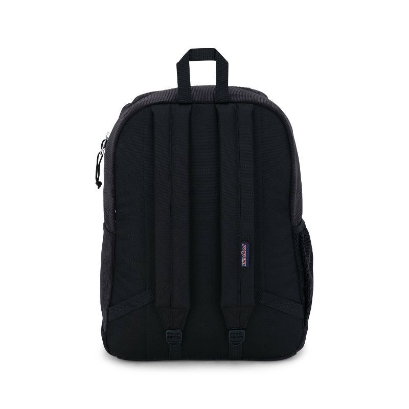 slide 3 of 8, JanSport Cross Town Plus Remix 17" Backpack - Black: High School Corduroy Structured Bag, 1 ct