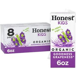 Honest Kids Goodness Grapeness Organic Juice Drink - 8pk/6 fl oz Boxes