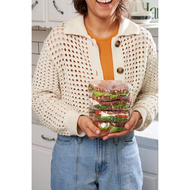 slide 5 of 7, W&P Design Reusable Silicone Stretch Food Wrap Set - 3ct, 3 ct