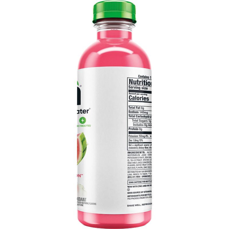 slide 6 of 8, Bai Kula Watermelon Antioxidant Water - 18 fl oz Bottle, 18 fl oz