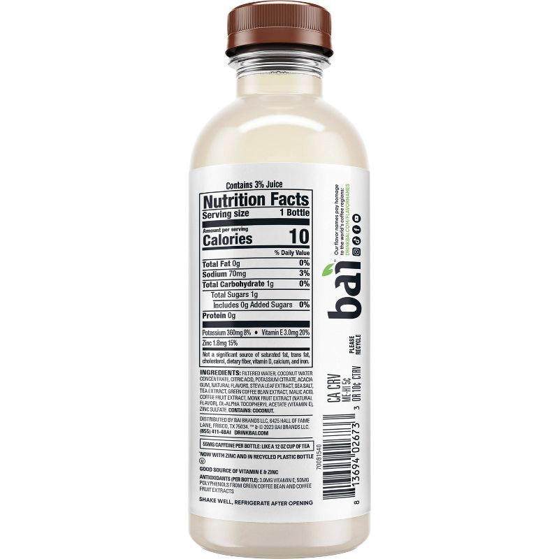 slide 7 of 7, Bai Puna Coconut Pineapple Antioxidant Water - 18 fl oz Bottle, 18 fl oz