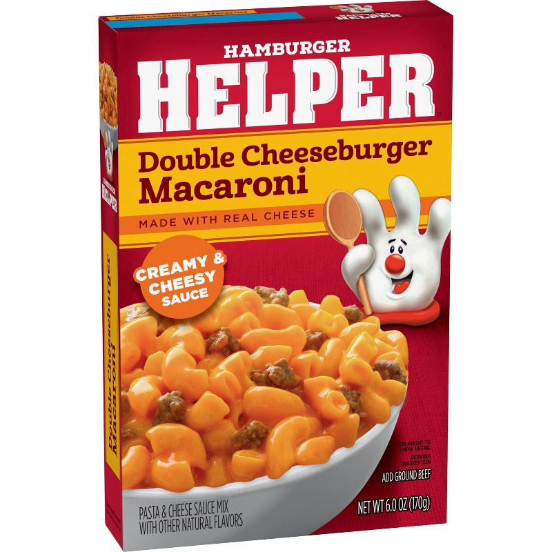 slide 1 of 6, Hamburger Helper Double Cheeseburger Macaroni - 6oz, 6 oz