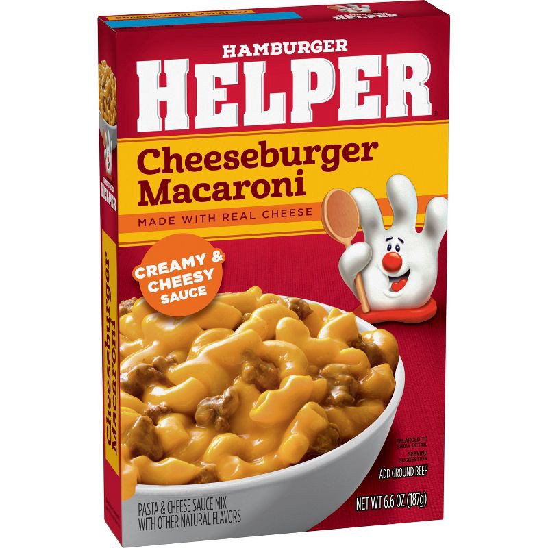 slide 1 of 6, Hamburger Helper Cheeseburger Macaroni Pasta Meal Kit - 6.6oz, 6.6 oz