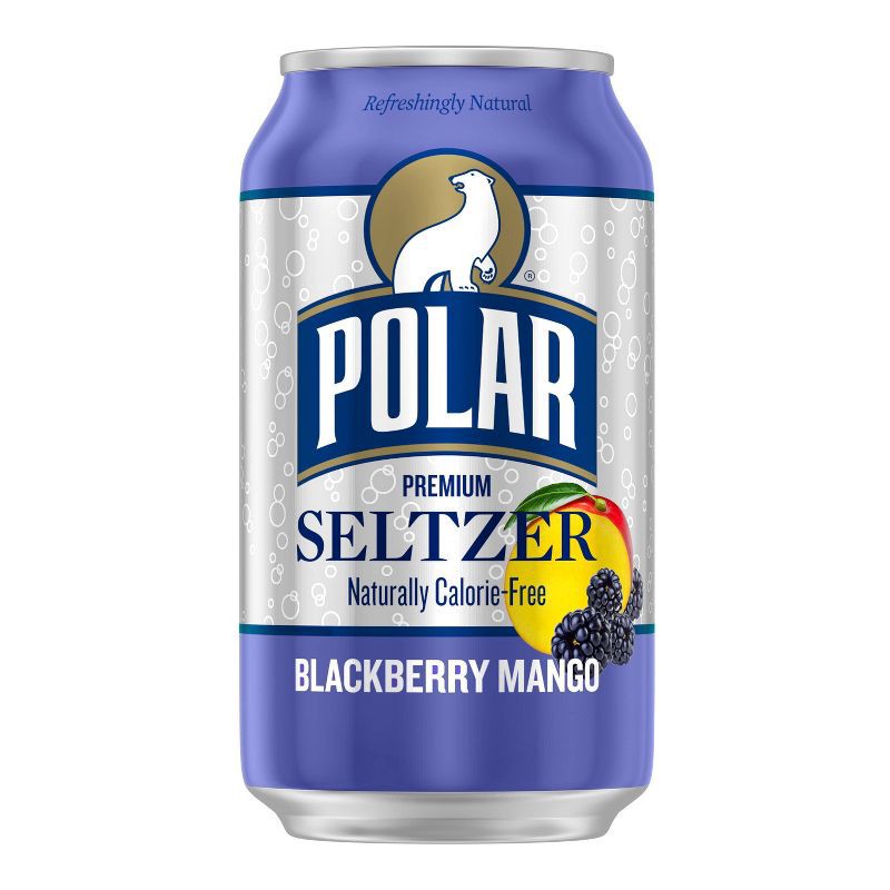 slide 4 of 6, Polar Beverages Polar Blackberry Mango Seltzer Water - 8pk/12 fl oz Cans, 8 ct; 12 fl oz