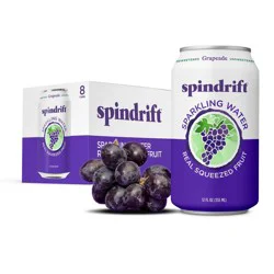 Spindrift Grapeade Sparkling Water - 8pk/12 fl oz Cans