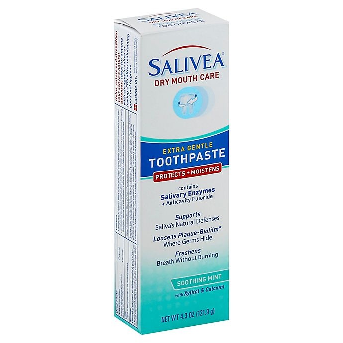 slide 1 of 1, SALIVEA Extra Soothing Mint Toothpaste, 4.3 oz