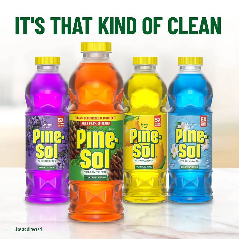 slide 7 of 11, Pine-Sol Lemon Fresh All Purpose Cleaner - 48 fl oz, 48 fl oz