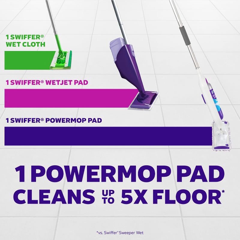 slide 4 of 12, Swiffer PowerMop Refill Pads - 11ct, 11 ct