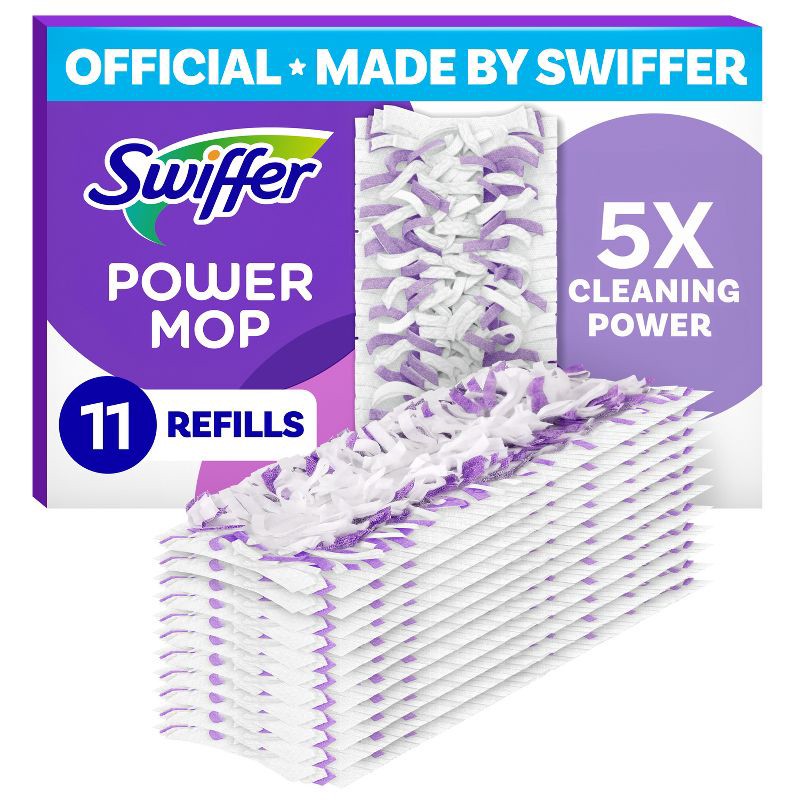 slide 1 of 12, Swiffer PowerMop Refill Pads - 11ct, 11 ct