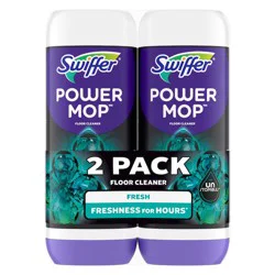 Swiffer Unstopables Fresh PowerMop Floor Cleaner Refill - 2ct/50.7 fl oz