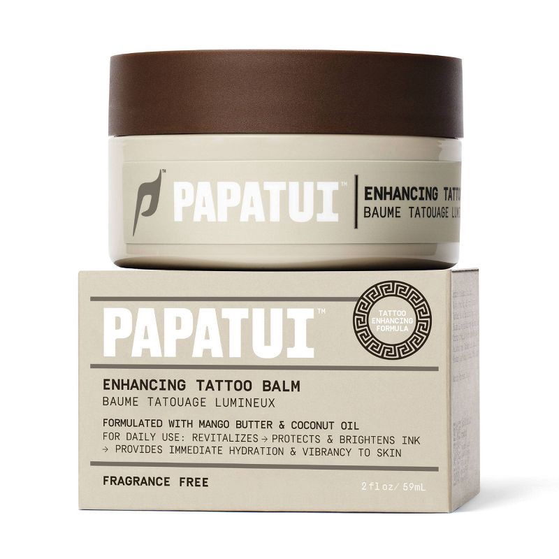 slide 2 of 9, Papatui Men's Paraben-Free Protect and Brighten Vitamin E Tattoo Balm - Unscented - 2 fl oz, 2 fl oz