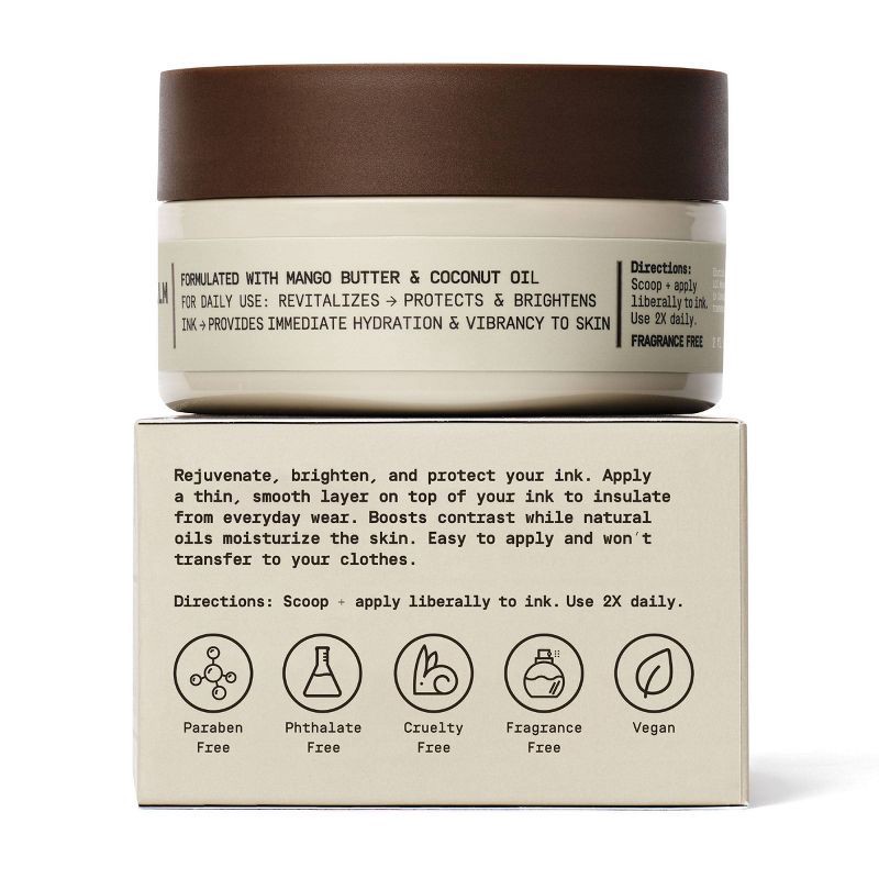 slide 9 of 9, Papatui Men's Paraben-Free Protect and Brighten Vitamin E Tattoo Balm - Unscented - 2 fl oz, 2 fl oz