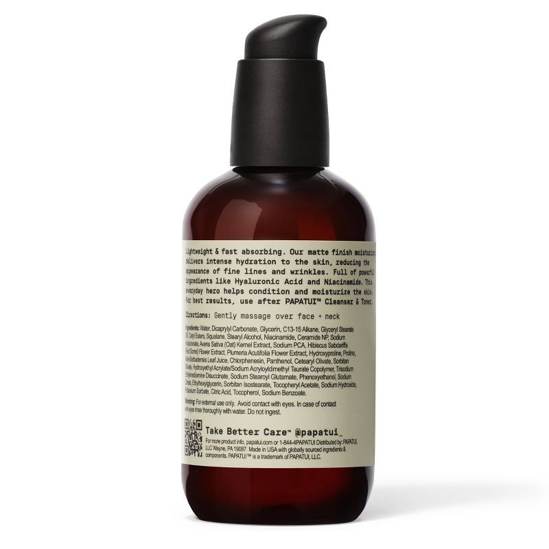 slide 9 of 9, Papatui Restoring Niacinamide and Hyaluronic Acid Paraben-Free Men's Face Moisturizer- Unscented - 3.3 fl oz, 3.3 fl oz