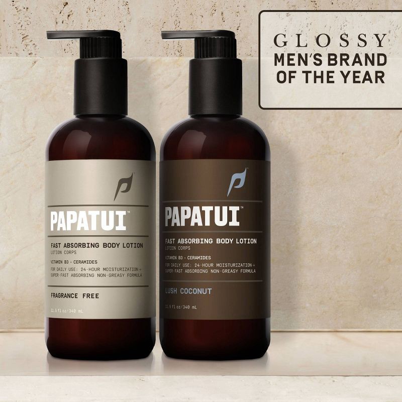 slide 7 of 8, Papatui Men's Paraben-Free Non-Greasy Fast Absorbing Body Lotion - Unscented - 11.5 fl oz, 11.5 fl oz