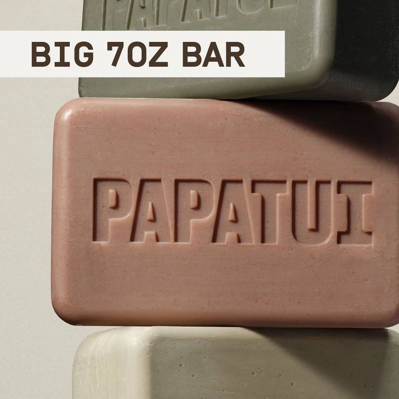slide 5 of 10, Papatui -Men's Sulfate-Free Mango Butter, Avocado Oil and Ceramides Bar Soap - Lush Coconut - 7oz, 7 oz